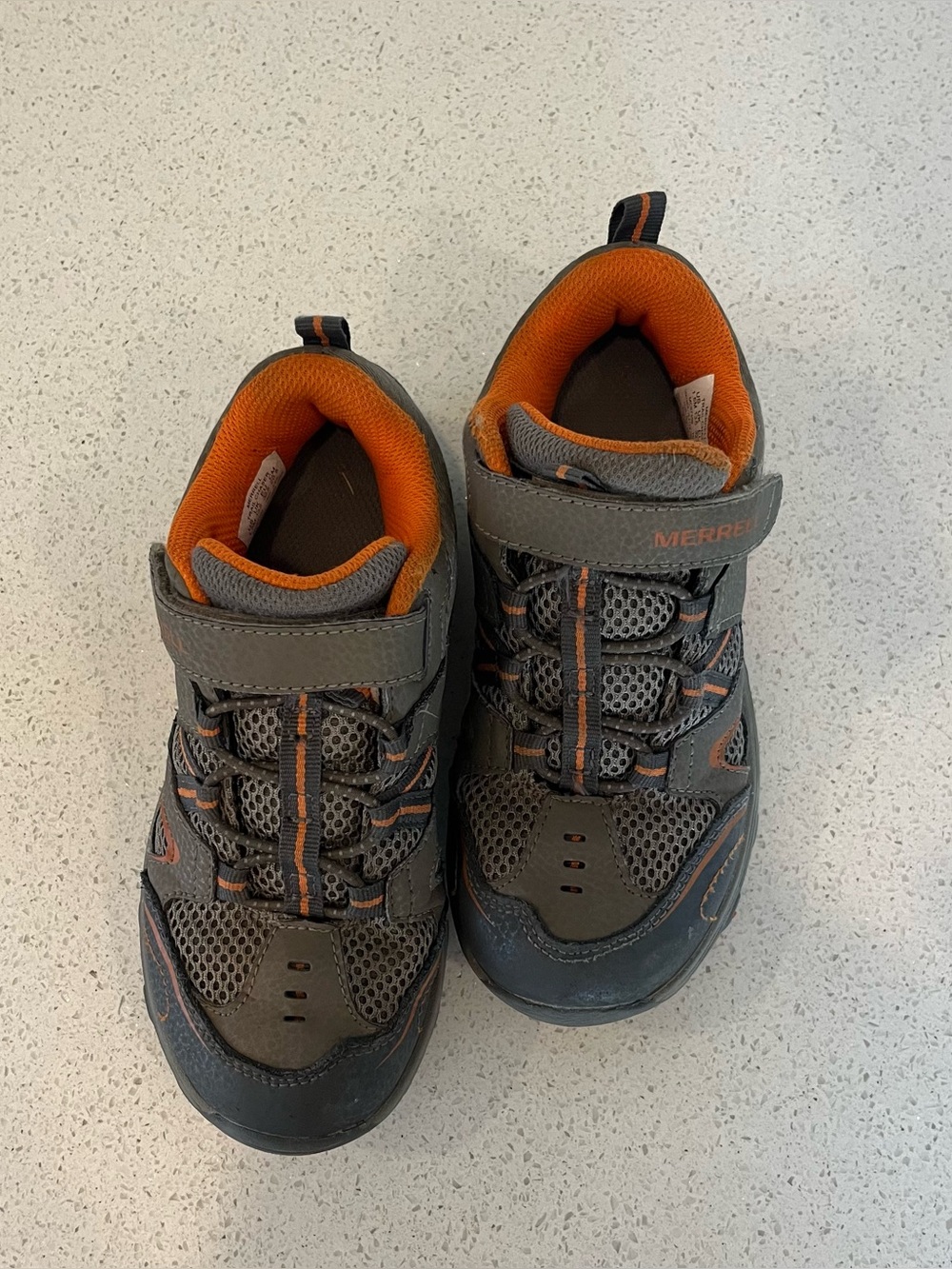 Merrell Kids' Gray & Orange Trail Chaser Hiking Shoes - Back to School
